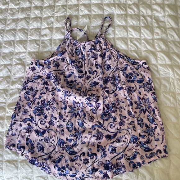 GAP Purple Floral Tank Top - Picture 5 of 6